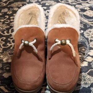 Muk Luks Tan Suede Footwear